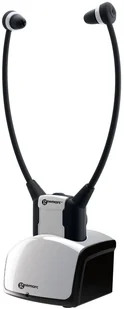 Geemarc Telecom S.A Geemarc dodatkowe słuchawki słuchawki z mikrofonem + 1 Ladestation telewizyjne cl7350: wzmocniony radiowego (do 125 DB)  firmy i regulacja Balance CL7350AD_BLK_VDE - Słuchawki - miniaturka - grafika 2