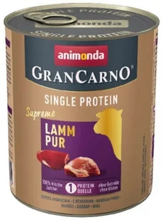 Animonda GranCarno GranCarno Single Protein Jagnięcina puszka 800g - Mokra karma dla psów - miniaturka - grafika 3