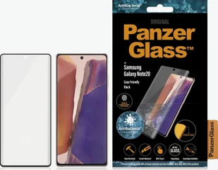 PanzerGlass Curved Super+ Samsung Note 20 N980 Case Friendly Finger Print AntiBacterial czarny/black - Szkła hartowane na telefon - miniaturka - grafika 3