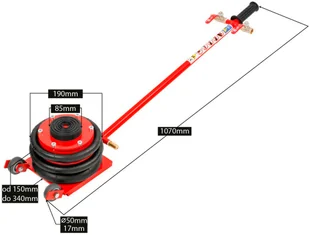 REDATS Podnośnik Pneumatyczny Poduszkowy Bałwanek REDATS 2T (15-00-98) - Pozostałe narzędzia pneumatyczne - miniaturka - grafika 3