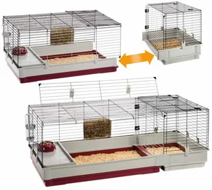Ferplast Klatka dla królików, Krolik 160, 162x60x50 cm, 57072670 - Klatki dla gryzoni - miniaturka - grafika 5