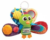 Zawieszki dla dzieci i niemowląt - Tomy Zawieszka Paw Pluszowy Lamaze LC27013 - miniaturka - grafika 1