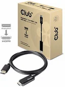 Kable - Club 3D DisplayPort 1.4 kabel na HDMI 2.0b HDR 4K60Hz aktywny adapter 2 metry, CAC-1082 - miniaturka - grafika 1