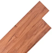 Panele podłogowe - vidaXL Zestaw paneli podłogowych, 18 części, PVC, 5,26 m ciepły brąz vidaXL - miniaturka - grafika 1