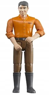 Bruder FIGURKA MĘŻCZYZNY W BRĄZOWYCH DŻINSACH 1:16 - 60007 - Figurki dla dzieci - miniaturka - grafika 5