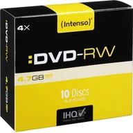 Nośniki danych - Intenso DVD-RW 4x SC 4.7GB 10 - 4201632 - miniaturka - grafika 1