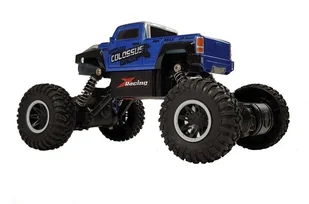 Import LEANToys Zdalnie sterowany Monster Truck 1:20 Niebieski 5049 - Zabawki zdalnie sterowane - miniaturka - grafika 3