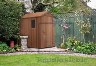 Keter Szopa ogrodowa Darwin, 4x6, stylizowana na drewnianą Benelux - Altany ogrodowe - miniaturka - grafika 10