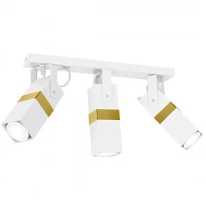 Milagro MLP6274 VIDAR WHITE/GOLD 3xGU10 - Lampy sufitowe - miniaturka - grafika 2