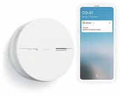 Czujniki czadu, dymu, gazu - Netatmo Smarter czujnik dymu, bateria 10-letnia, funkcja autotestu, alarm 85 dB, urządzenie samodzielne, certyfikat EN14604, NSA-DE - miniaturka - grafika 1