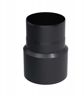 Redukcja stalowa fi 150/130 czarna rura spalinowa - Kominki wentylacyjne - miniaturka - grafika 2