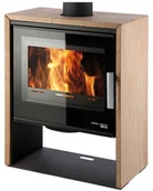 Piece wolnostojące - HAAS+SOHN HAAS+SOHN Piec Kominkowy JONSBO czarny/woodstone prestige - miniaturka - grafika 1