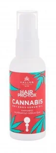 Kallos Cosmetics Kallos Cosmetics Hair Pro-Tox Cannabis Dry Ends Serum Oil serum do włosów 50 ml dla kobiet - Serum do włosów - miniaturka - grafika 2
