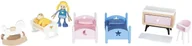 Akcesoria dla lalek - PLAYTIVEJUNIOR PLAYTIVEJUNIOR Zestaw drewnianych mebelków lub lalek - miniaturka - grafika 1