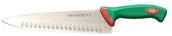 Noże kuchenne - Sanelli Linia sanelli Premana Professional, nóż do krojenia z kulenschliff CM.25, stal nierdzewna, zielony i czerwony, 38.0 x 3.0 x 6.5 cm 316625 - miniaturka - grafika 1