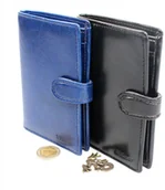 Etui na dokumenty i karty - Wilmar (PL) Etui Na Dokumenty (PL) Duże Pionowe Dwie Części Z Zapięciem Z Miejscem Na Gotówkę Płaski Portfel RFID WIL_P1/5R - miniaturka - grafika 1