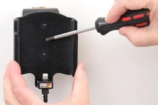 Brodit AB Uchwyt do Apple iPhone 11 Pro z wbudowanym kablem USB oraz ładowarką samochodową 721161 - Uchwyty samochodowe do telefonów - miniaturka - grafika 8