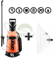 Opryskiwacze - Kwazar ZESTAW OPRYSKIWACZ ORION SUPER NEW 9L+ OSŁONA HERBICYDOWA - miniaturka - grafika 1