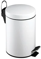 Koszyki łazienkowe - Premier housewares kosz na śmieci z pedałem, 3 L, biały 0506422 - miniaturka - grafika 1