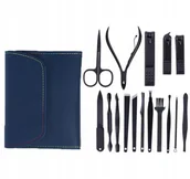 Zestawy do manicure i pedicure - Onbeauty Zestaw do manicure ze stali nierdzewnej + etui 2 - miniaturka - grafika 1