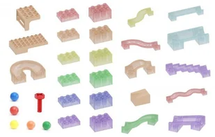 Masterkidz MASTERKIDZ Zestaw Konstrukcyjny Tor dla Piłek Tablica STEM 120elementów ME14665 - Tablice dla dzieci - miniaturka - grafika 15