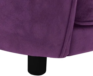 Vidaxl Lumarko Sofa dla psa, burgundowa, 69x49x40 cm, pluszowa 171024 - Legowiska dla psów - miniaturka - grafika 8