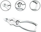 Akcesoria do paznokci - CM Przegub Masako stopy cążki do paznokci z podwójnym zamkiem, wygięta deska do krojenia, 16 12 MM MI-7473-1-B - miniaturka - grafika 1