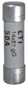 Bezpieczniki elektryczne - ETI Polam ETI Wkładka topikowa cylindryczna CH14x51 gG 20A (690V) 002630011 CH14X51 GG 20A - miniaturka - grafika 1