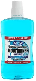 Beauty Formulas Active Alcohol Free Mounthwash płyn do płukania jamy ustnej bez alkoholu 750ml - Środki do prania - miniaturka - grafika 2
