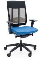 Fotele i krzesła biurowe - ProfiM Fotel Xenon Net 101 SFL Black regulowany odcinek lędźwiowy 6107 - miniaturka - grafika 1