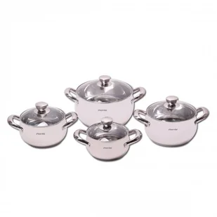 Kamille Zestaw komplet garnków ze stali nierdzewnej 8el. 4904 - Zestawy garnków i patelni - miniaturka - grafika 2