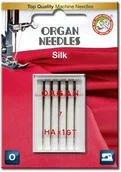 Akcesoria i części do maszyn do szycia - Organ Igły półpłaskie HAx1GT do jedwabiu 5x55 blistr HAx1GT BL - miniaturka - grafika 1