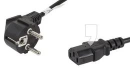 LANBERG LANBERG Kabel zasilający CEE 7/7 IEC 320 C13 1.8M czarny (CA-C13C-10CC-0018-BK) - Kable komputerowe i do monitorów - miniaturka - grafika 3