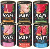 Mokra karma dla psów - Dolina Noteci RAFI mix smaków 24x400 g - miniaturka - grafika 1