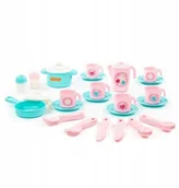 Samochody i pojazdy dla dzieci - Wader 80035 Zestaw naczyń Nastka na 6 osób - miniaturka - grafika 1