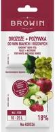 Domowy wyrób alkoholu - Browin Drożdże Bayanus + pożywka - wina białe i różowe - miniaturka - grafika 1
