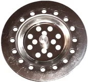 Odwodnienia, kanały i akcesoria - Sitko czyszczące do zlewozmywaka chrom - miniaturka - grafika 1