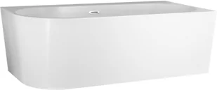 Corsan Wanna narożna Intero prawa 170 cm z szeroką krawędzią i wykończeniem białym 649322 - Wanny - miniaturka - grafika 13