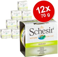 Mokra karma dla kotów - Schesir W Bulionie, 6 X 70 G - Pakiet Mieszany - miniaturka - grafika 1