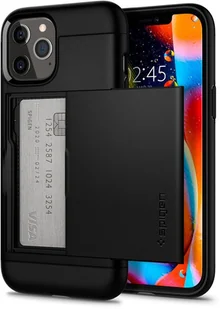 Spigen Slim Armor CS do iPhone 12/12 Pro Black - Etui i futerały do telefonów - miniaturka - grafika 2