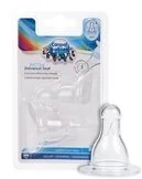 Canpol babies SILIKONOWY SMOCZEK OKRĄGŁY 1SZT - Smoczki do butelek - miniaturka - grafika 4