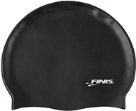 Pływanie - Finis przyrządy treningowe Silicone Swim Cap Solid, czarny, jeden rozmiar 0616323312616 - miniaturka - grafika 1