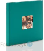 Albumy fotograficzne - Walther Album Fun mały kwadrat Petrol (tradycyjny 40 kremowych stron) - miniaturka - grafika 1
