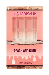 Makeup Revolution I Heart Makeup Blush and Highlight Róż do policzków Peach and Glow Makeup Revolution - Róże do policzków - miniaturka - grafika 2