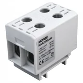 Kostki, złączki, wtyczki - Geberit MOREK szynowa 1,5-50mm2 szara 4 otwory AL/CU 1000V TH35 1P MAA2050A10 Morek 7288 MAA2050A10 - miniaturka - grafika 1