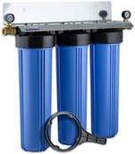Uzdatniacze wody - Global Water Zestaw filtrów na cały dom 3xBB20 stal nierdzewna - miniaturka - grafika 1