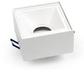 Lampy sufitowe - OxyLED Oprawa wpuszczana oczko sufitowe CROSTI VIVI SQ biały szer. 9,1cm - biały Kwadrat OXY 1501017 - miniaturka - grafika 1