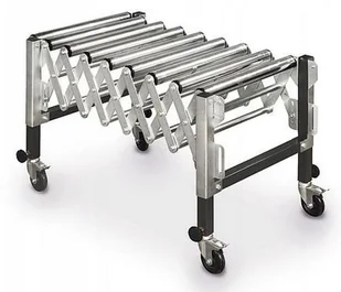 322 Holzstar 32270943 Stół rolkowy rozsuwany Holzstar udźwig 130 kg długość min./maks wysokość 670-920 mm) 70943-uniw - Szafy i regały magazynowe - miniaturka - grafika 2