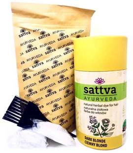 Sattva Henna ciemny blond SATTVA 150g - Farby do włosów i szampony koloryzujące Sattva Henna ciemny blond SATTVA 150g - Farby do włosów i szampony koloryzujące - miniaturka - grafika 2
