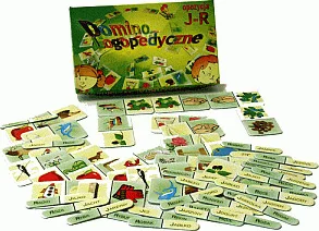 Samopol Gra edukacyjna Domino logopedyczne J-R - Gry planszowe - miniaturka - grafika 2
